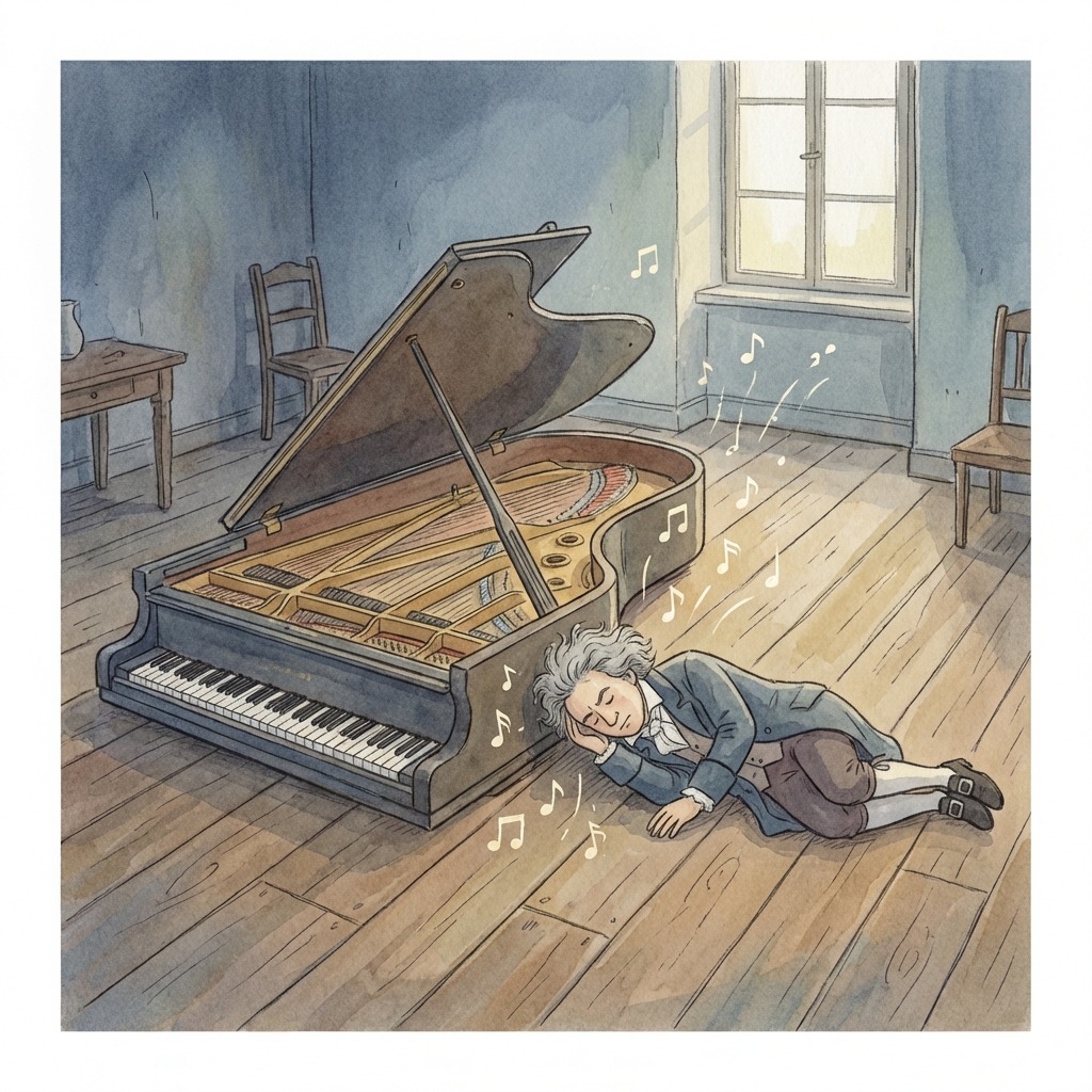 Ludwig van Beethoven and the Piano Without Legs