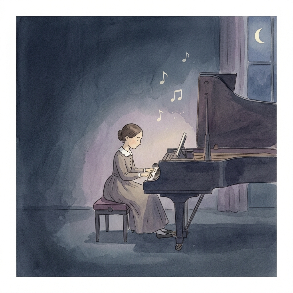 Clara Schumann and the Piano in the Dark