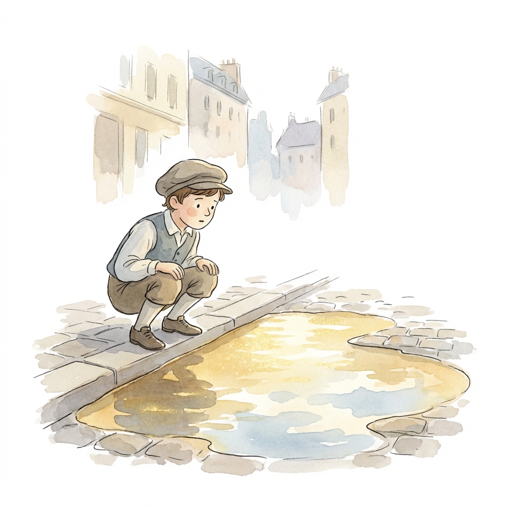 Claude Debussy and the Puddle of Light