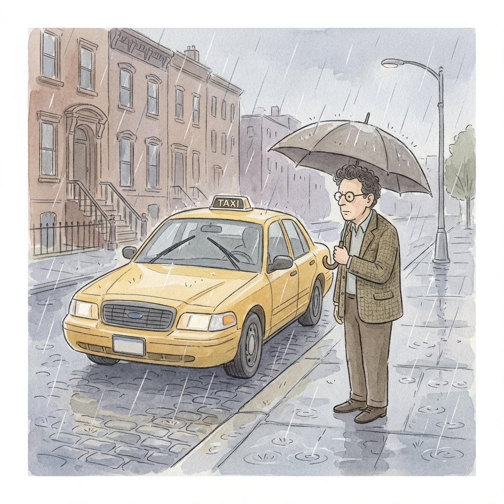 Philip Glass and the Yellow Cab