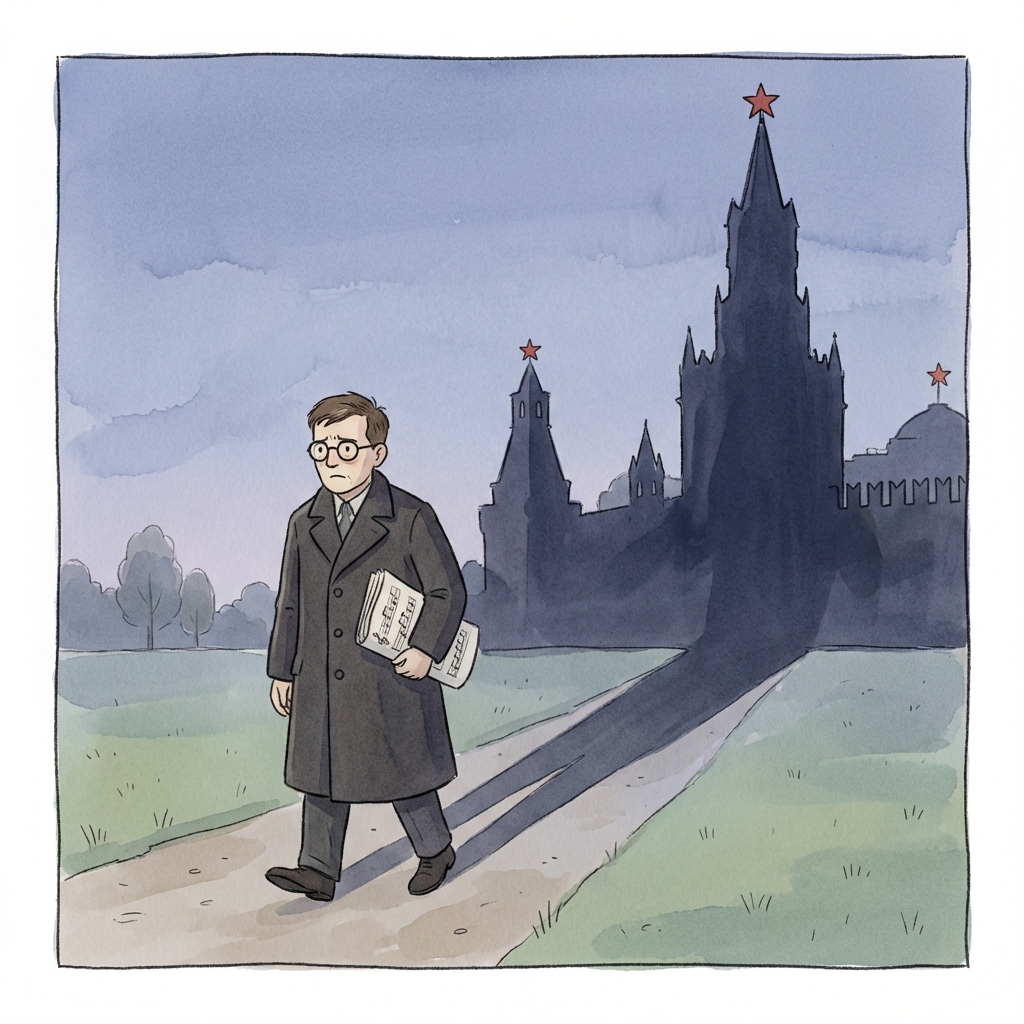 Dmitri Shostakovich and the Suitcase by the Elevator
